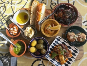 olives and dips